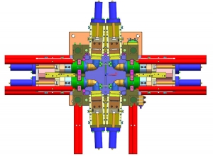扩口45度管件模具