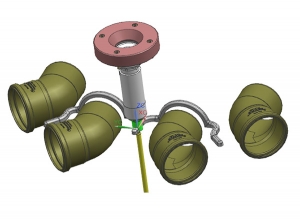 PP排水管配件模具